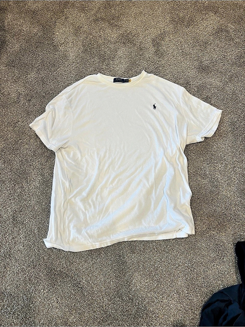 Polo Ralph Lauren Classic Fit Terry Crewneck T-Shirt XL White